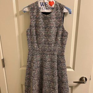 Theory Multi-Color Tweed Dress